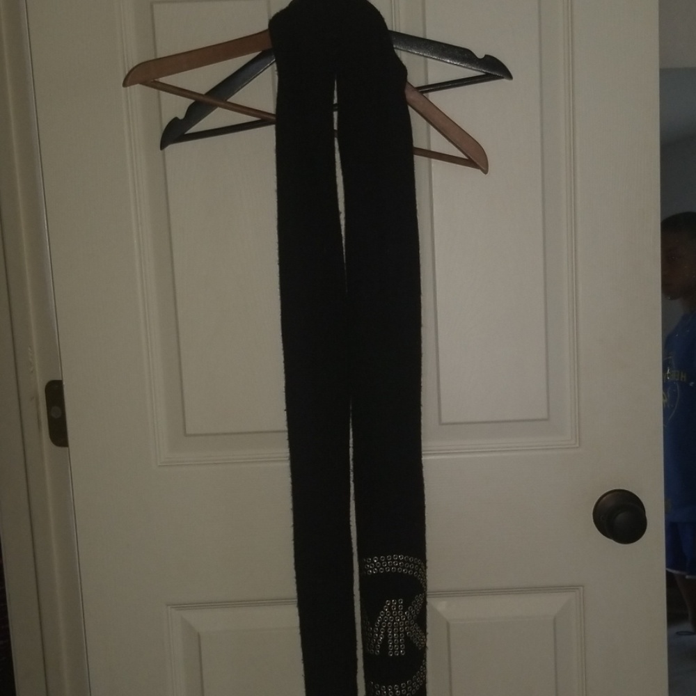 Black MK scarf